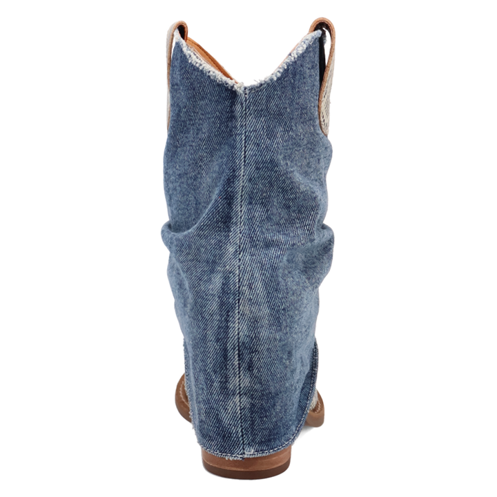 Online Exclusive | Dingo | Denim Dream Leather Booty in Blue *** PREORDER