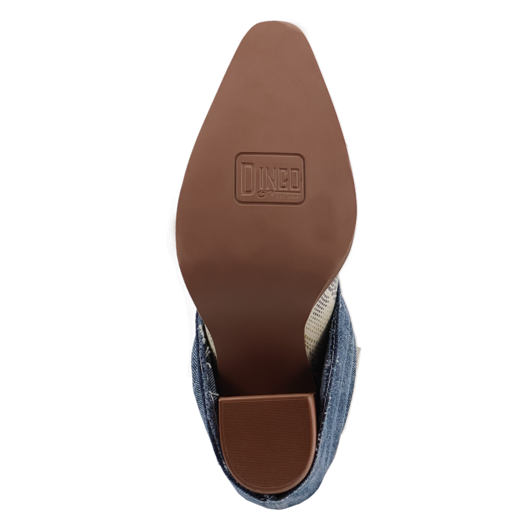 Online Exclusive | Dingo | Denim Dream Leather Booty in Blue *** PREORDER