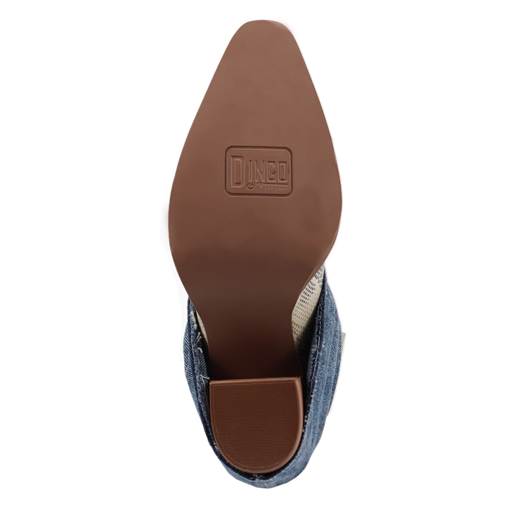 Online Exclusive | Dingo | Denim Dream Leather Booty in Blue *** PREORDER