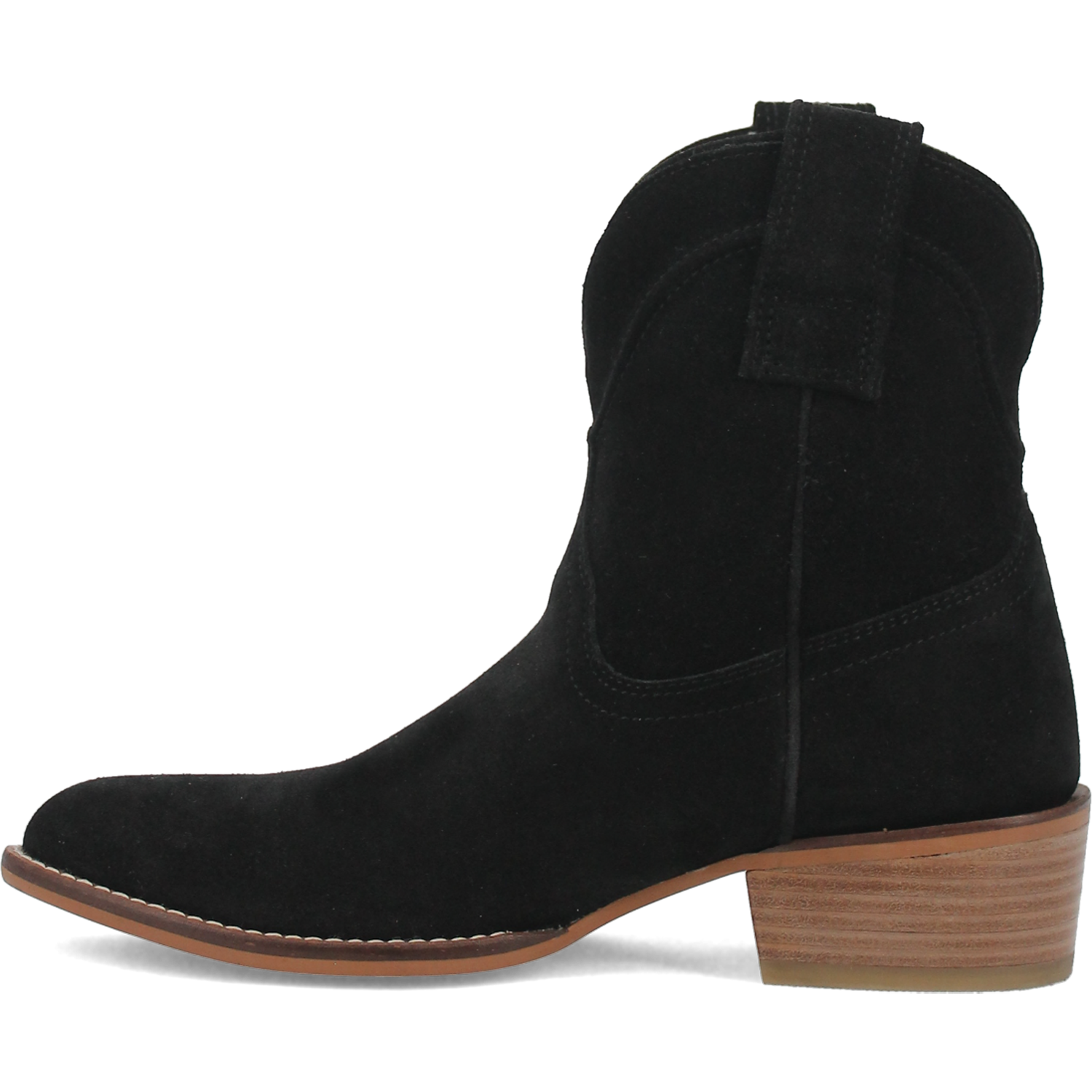 Online Exclusive | Dingo | Tumbleweed Suede Leather Bootie in Black **PREORDER