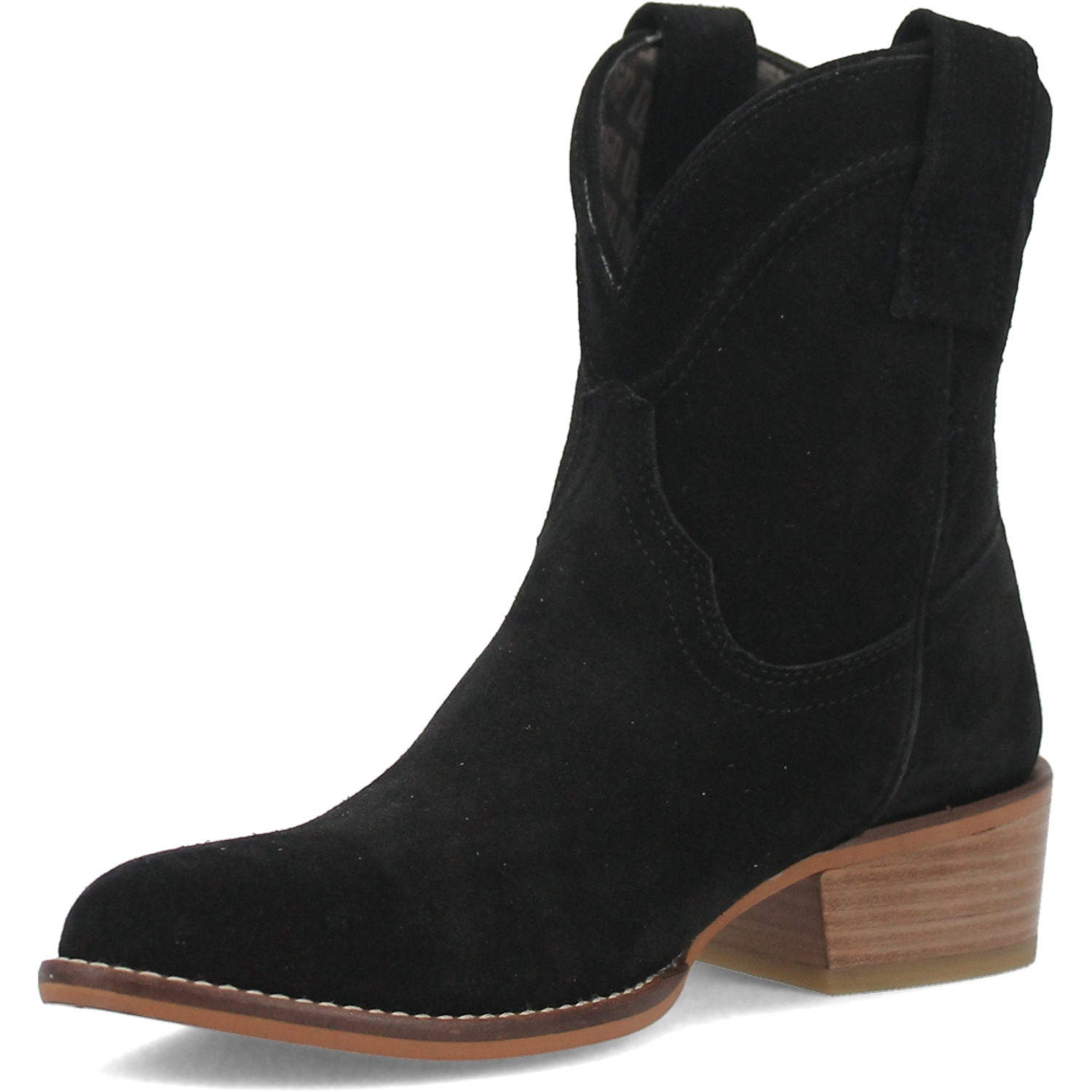 Online Exclusive | Dingo | Tumbleweed Suede Leather Bootie in Black **PREORDER