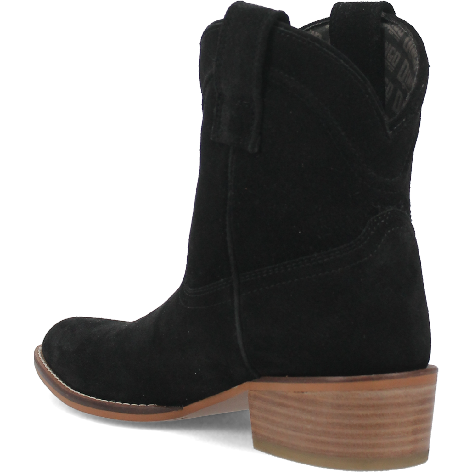 Online Exclusive | Dingo | Tumbleweed Suede Leather Bootie in Black **PREORDER