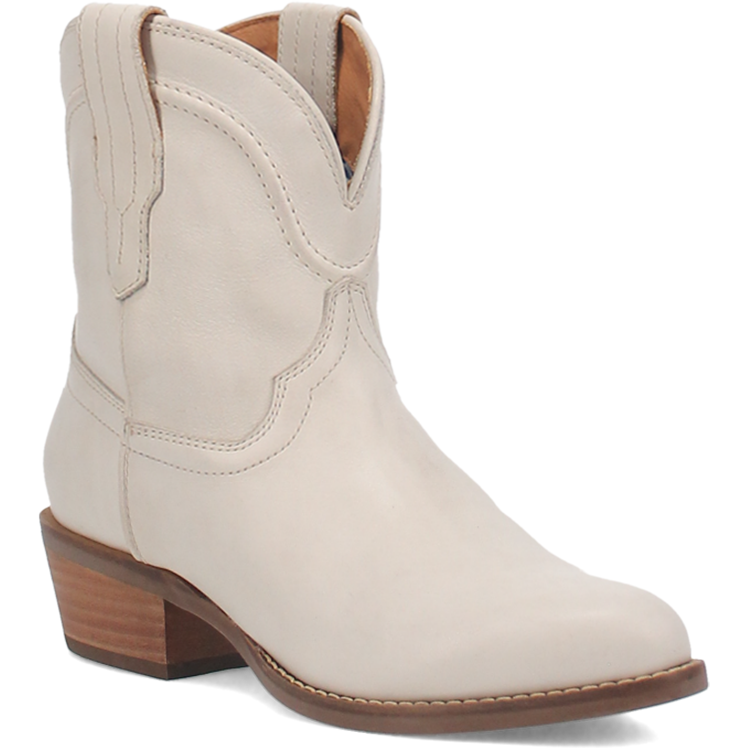 Online Exclusive | Dingo | Seguaro Leather Bootie in White **PREORDER