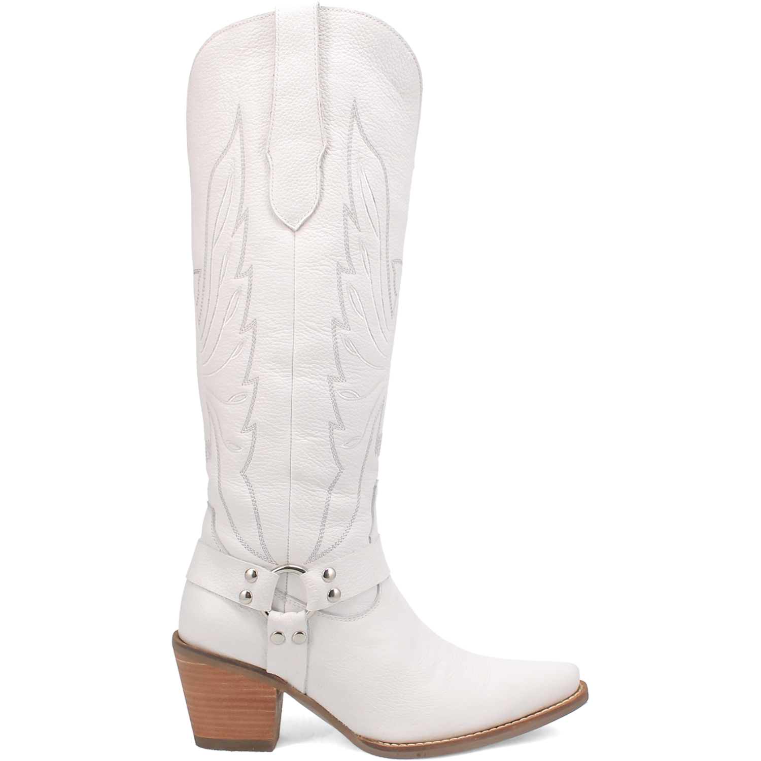 Online Exclusive | Dingo | Heavens to Betsy Leather Boot in White **PREORDER