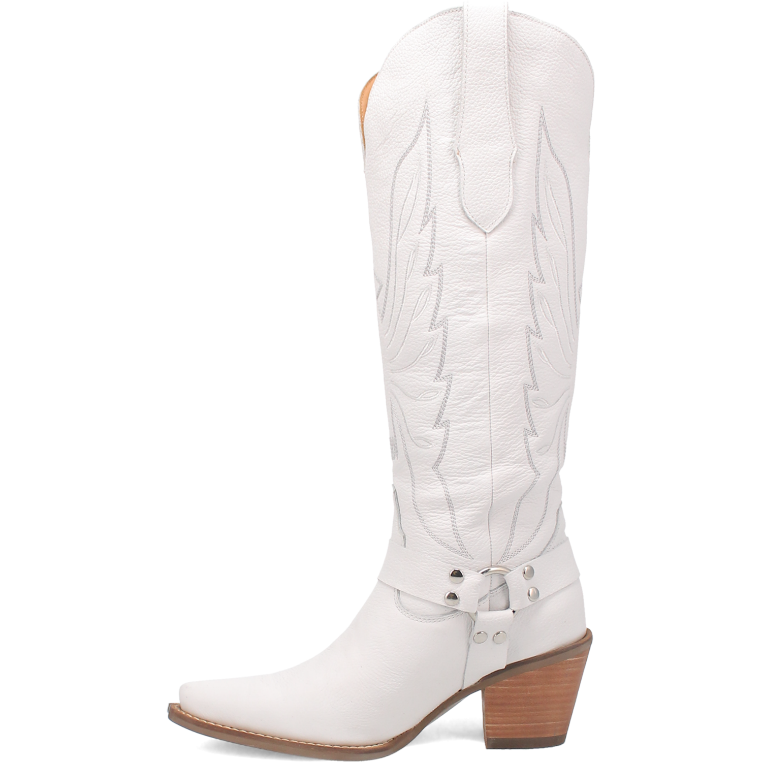 Online Exclusive | Dingo | Heavens to Betsy Leather Boot in White **PREORDER