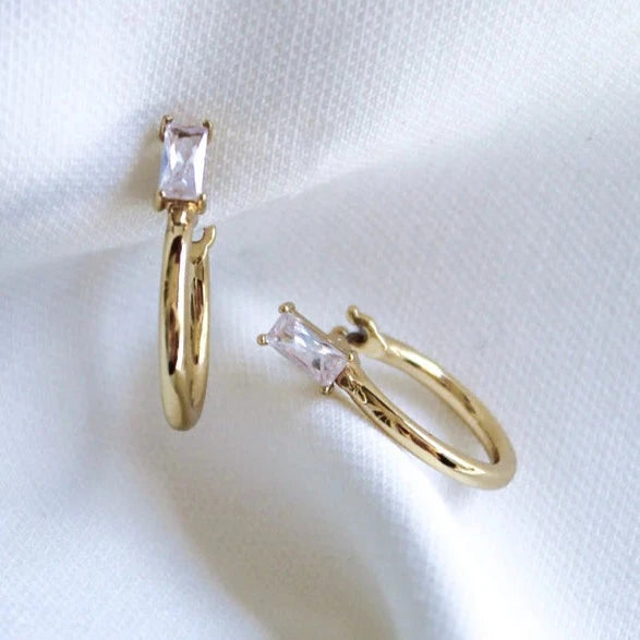 Kinsey Designs | Darra Mini Hoop Earrings in Gold - Giddy Up Glamour Boutique