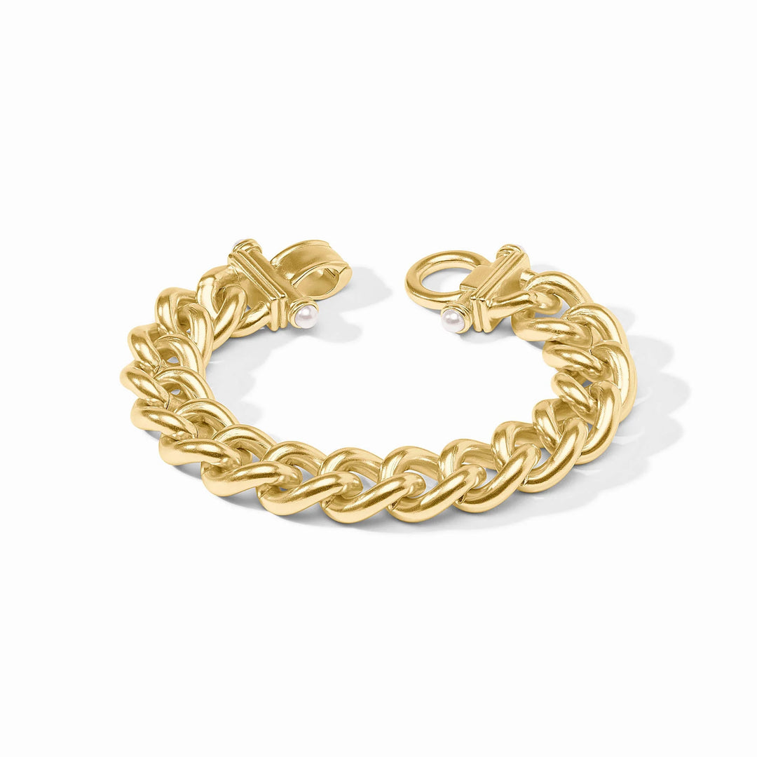 Julie Vos | Dolce Link Pearl Bracelet in Gold
