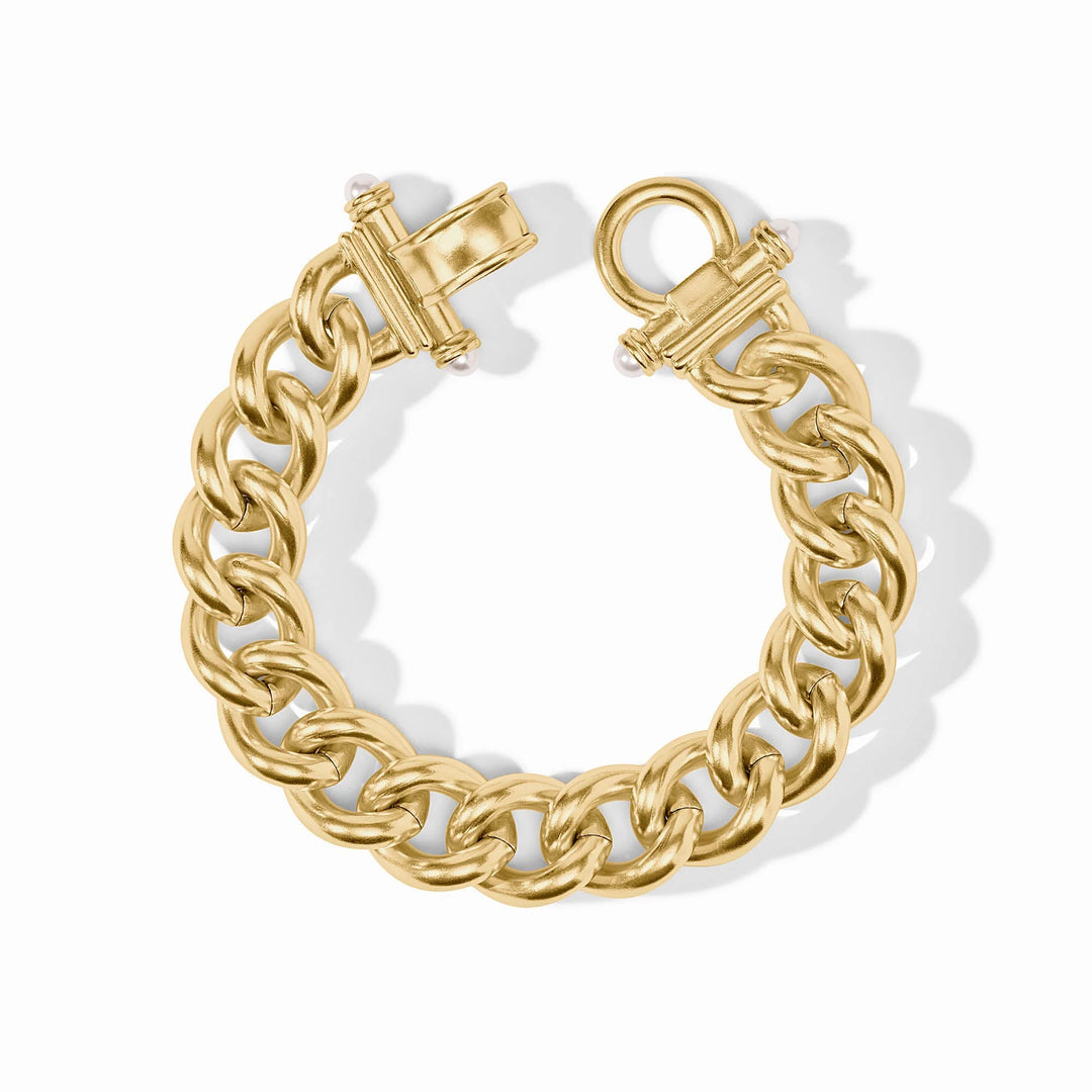 Julie Vos | Dolce Link Pearl Bracelet in Gold