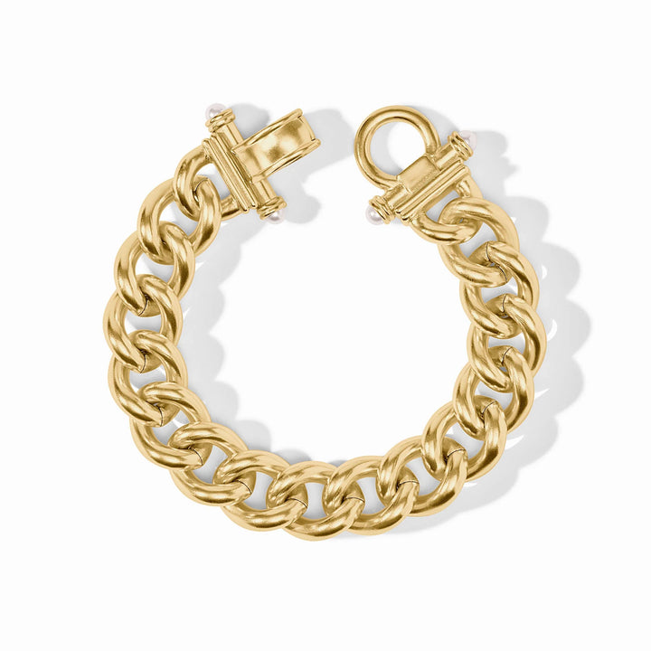 Julie Vos | Dolce Link Pearl Bracelet in Gold