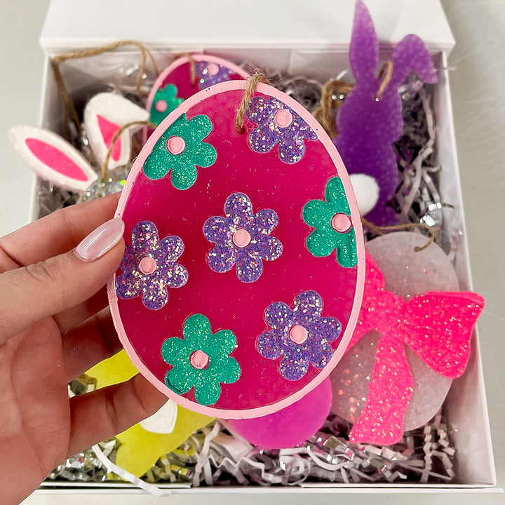 Flower Easter Egg Car Freshie in Various Scents