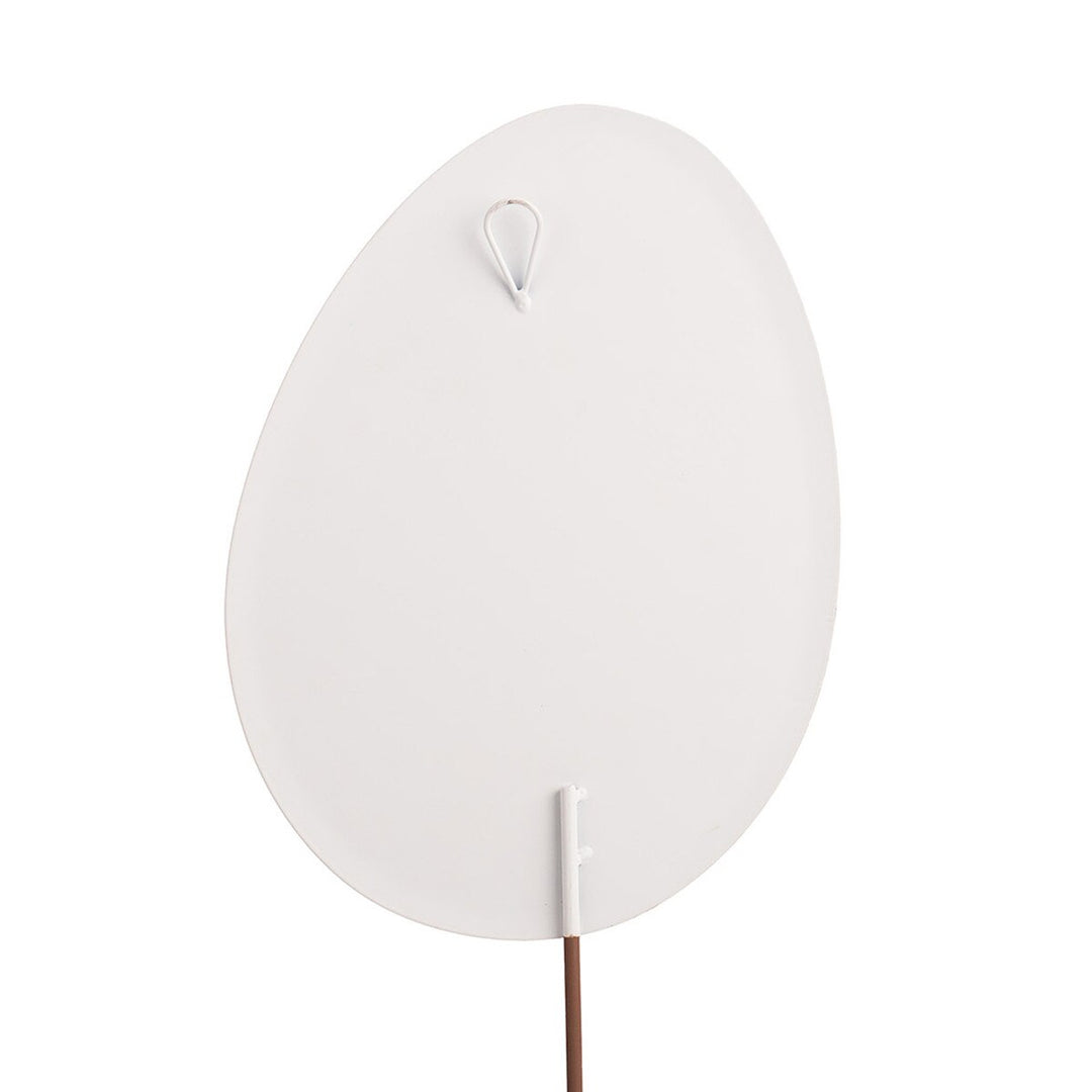 The Round Top Collection | Bowtiful Egg Medium Sized Garden Stake in Pink