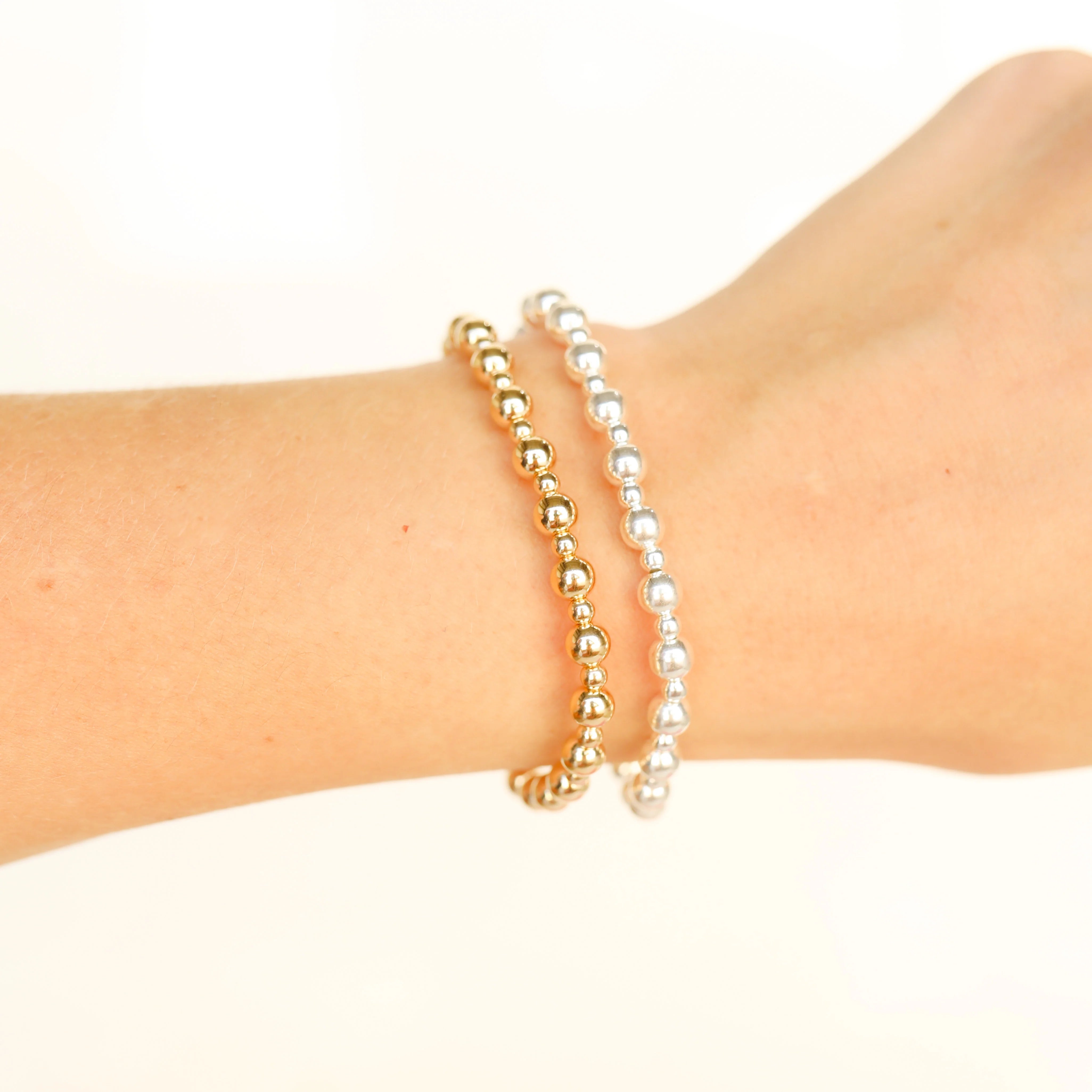 Beaded Blondes | Katy Bracelet in Silver - Giddy Up Glamour Boutique