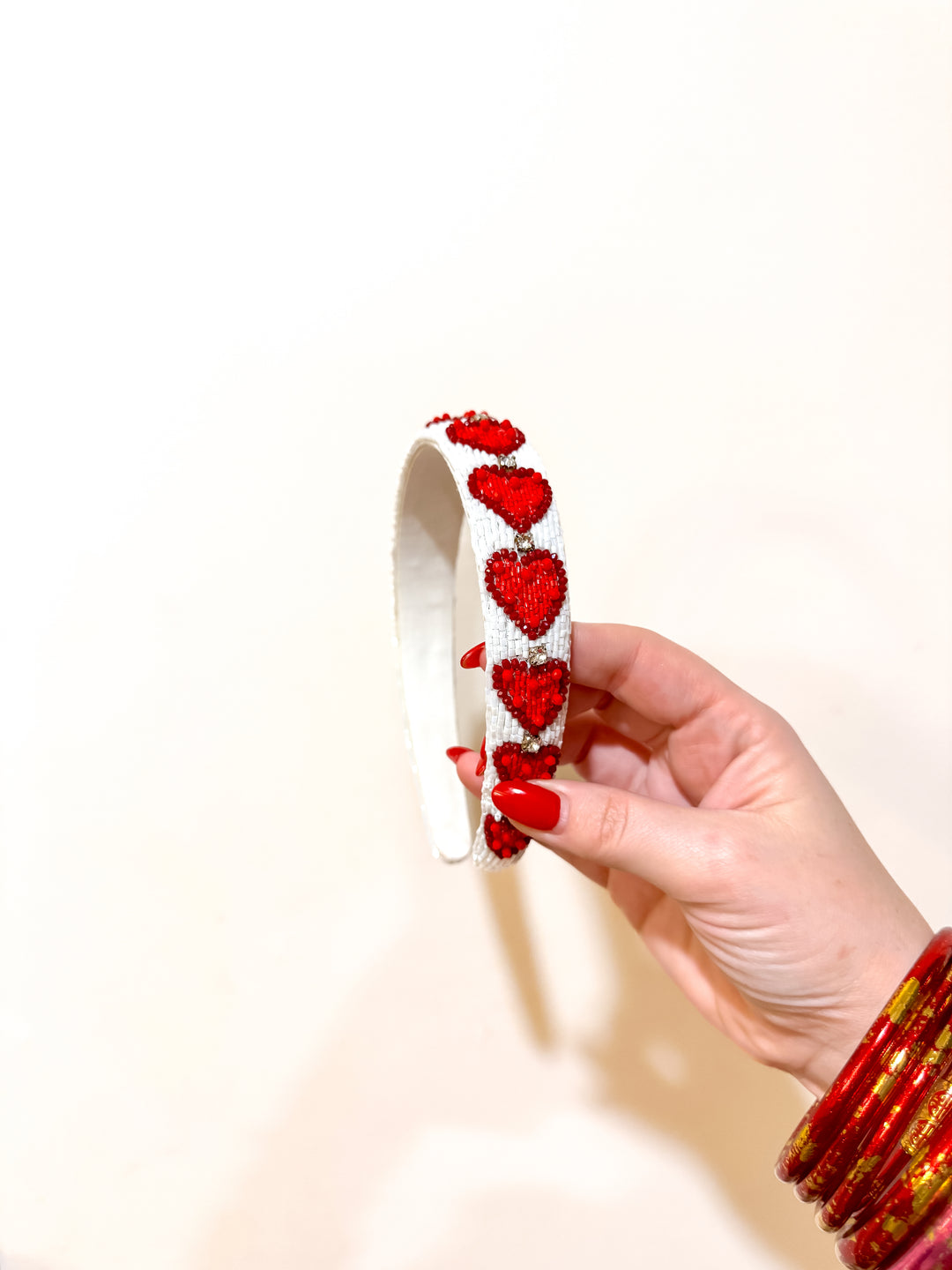 BuDhaGirl | Red Hearts Headband