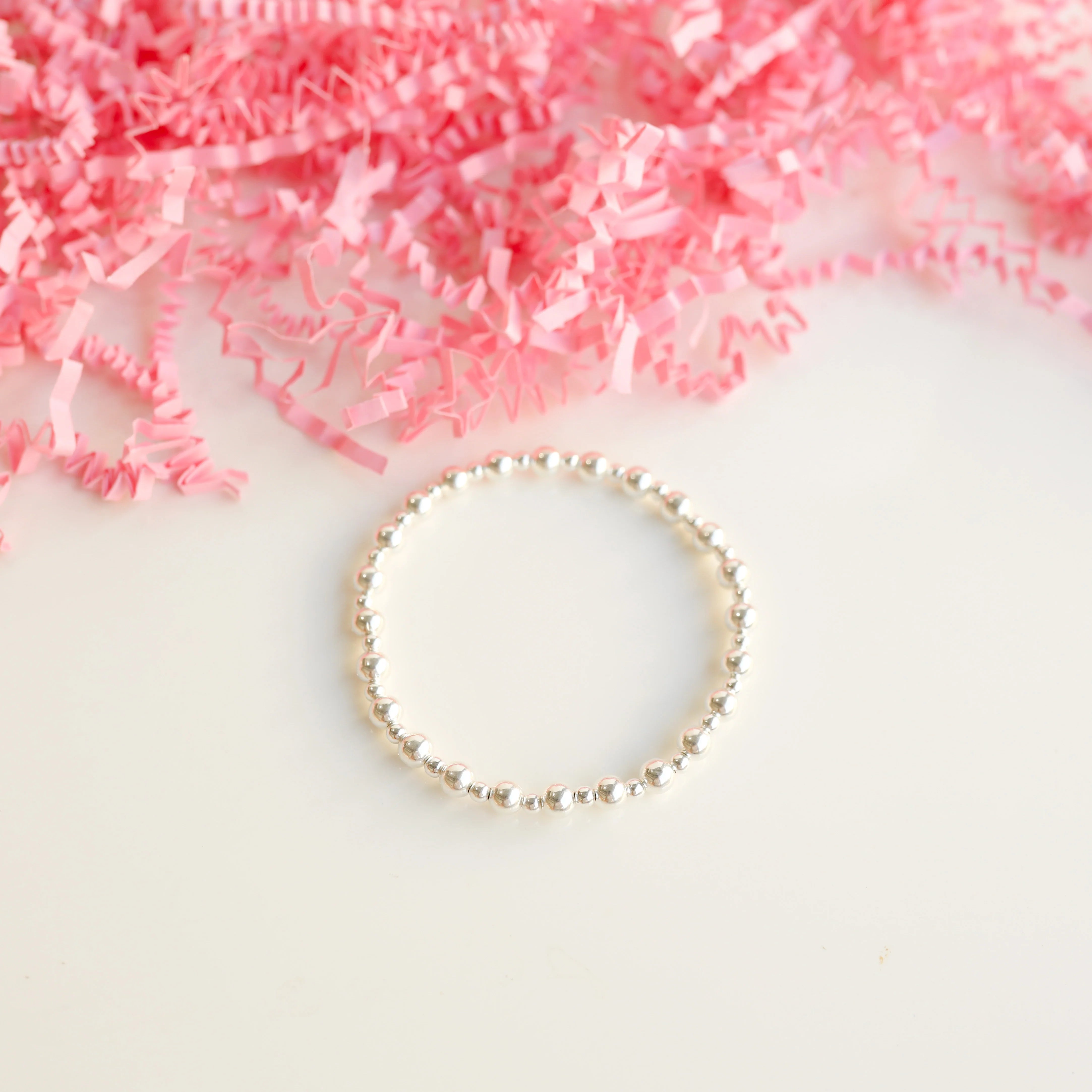 Beaded Blondes | Katy Bracelet in Silver - Giddy Up Glamour Boutique