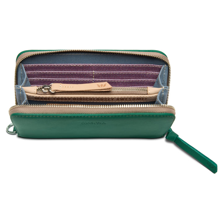 Consuela | Teal Slim Wallet