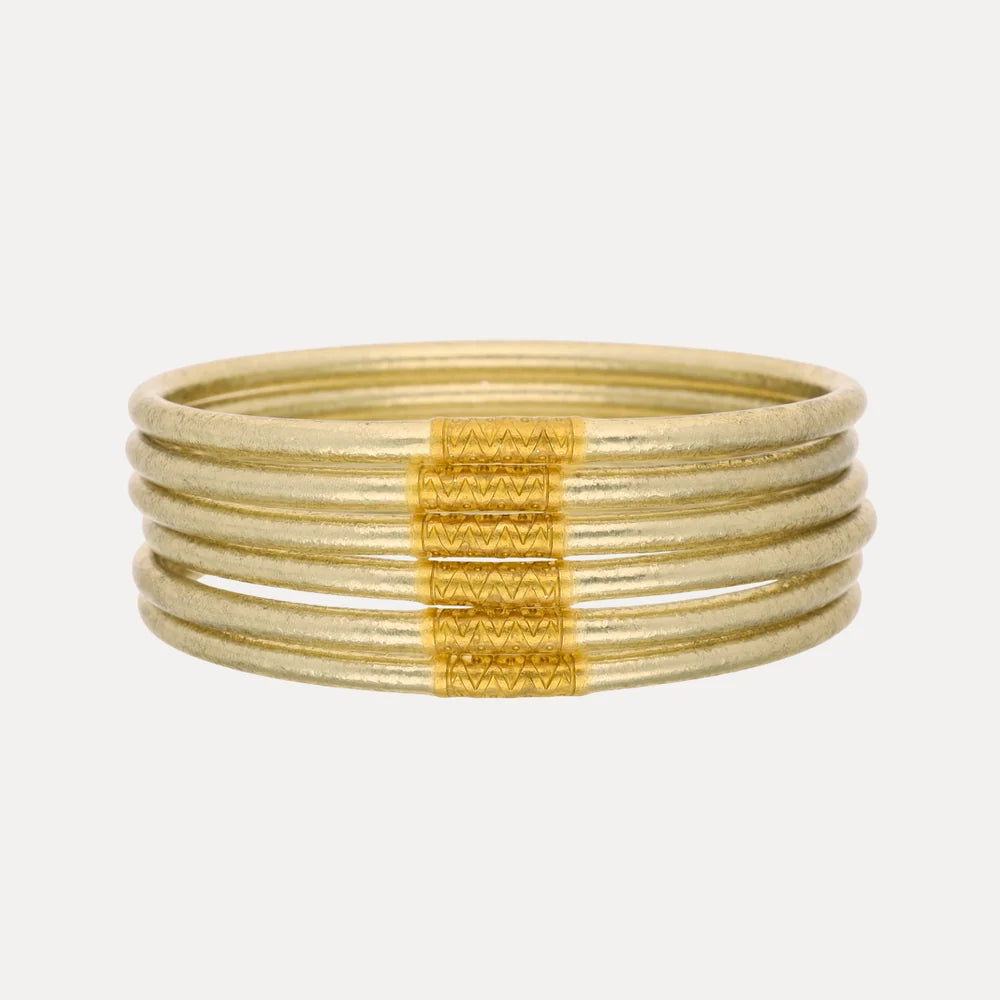 BuDhaGirl | Set of Six | Lumine 3mm All Weather Bangles in Etoile