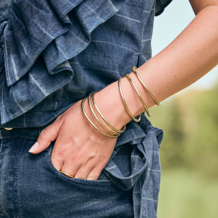 BuDhaGirl | Set of Six | Lumine 3mm All Weather Bangles in Etoile