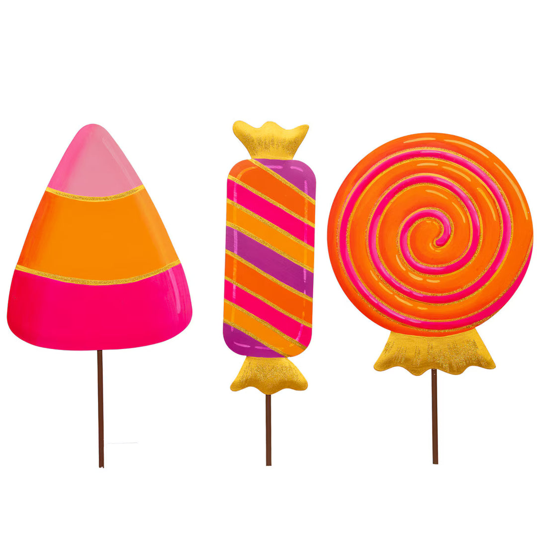 The Round Top Collection | Bright Candy Metal Garden Stakes