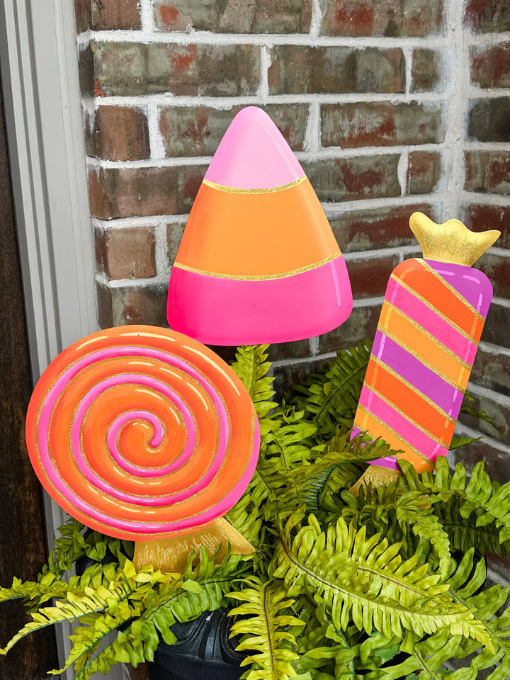 The Round Top Collection | Bright Candy Metal Garden Stakes