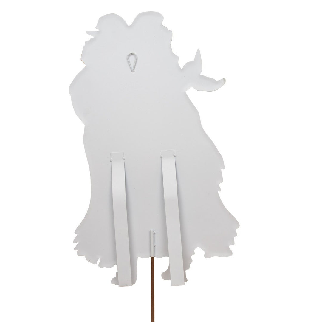 The Round Top Collection | Collie Dog Stake with Maroon Bandana