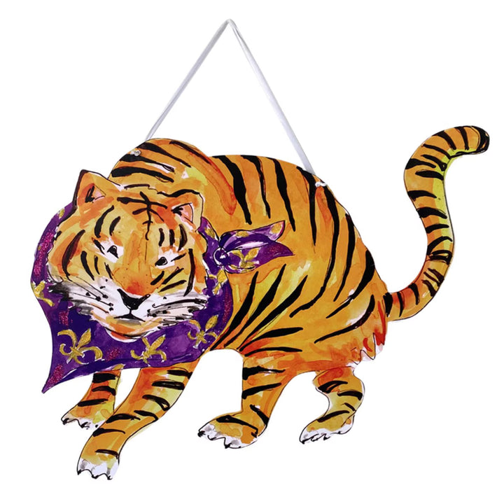 The Round Top Collection | Geaux Tigers Gameday PVC Door Hanger