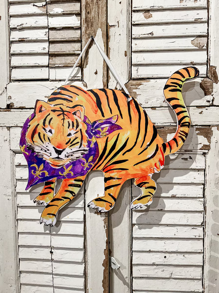 The Round Top Collection | Geaux Tigers Gameday PVC Door Hanger