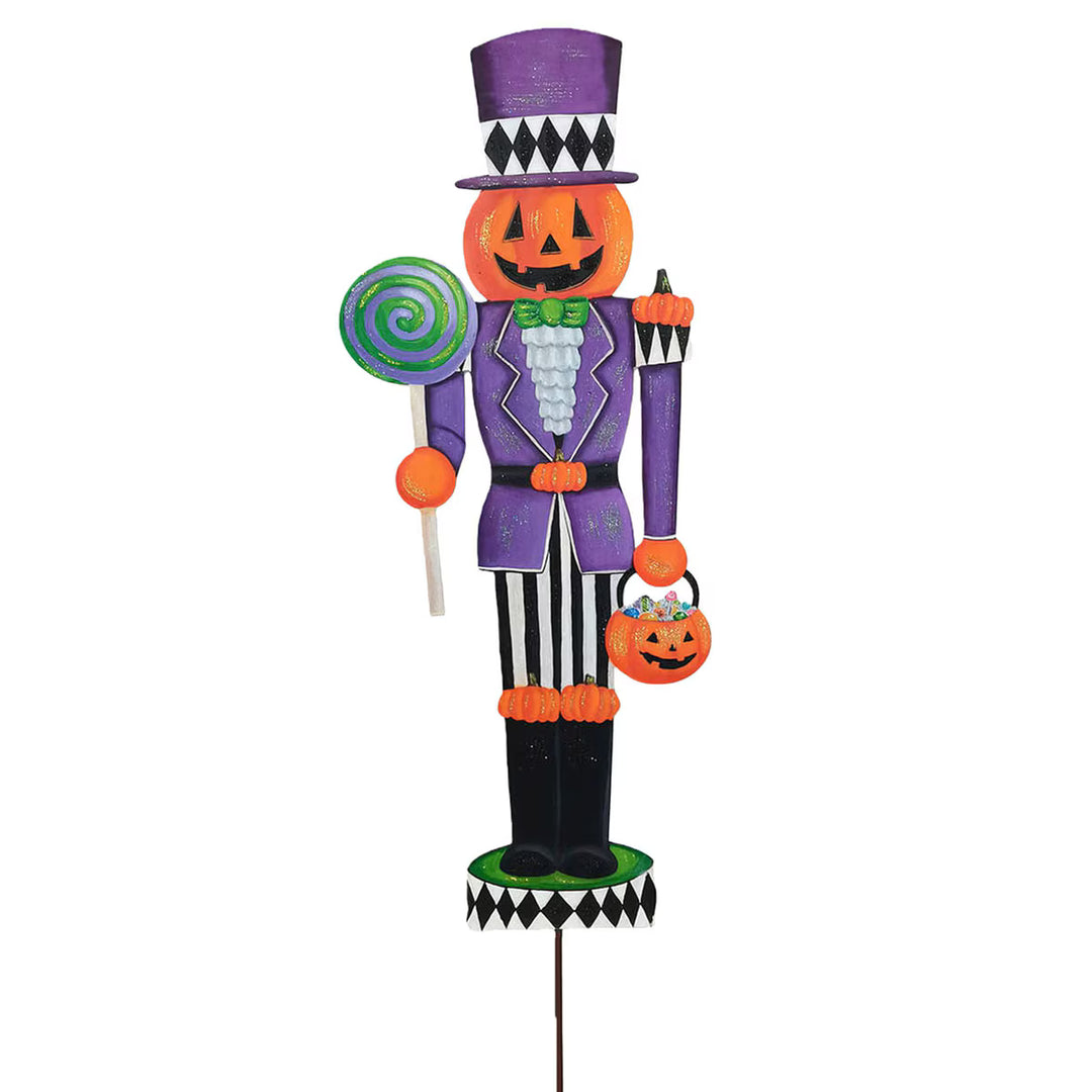 The Round Top Collection | Large Jack O Lantern Nutcracker