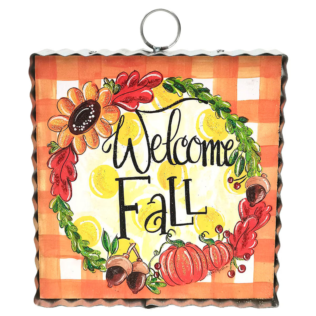 The Round Top Collection | Mini Gallery Art "Welcome Fall"