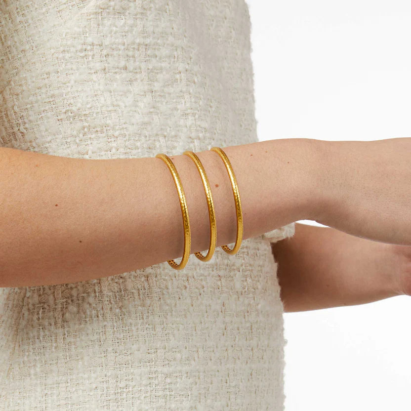 Julie Vos | Havana Demi Bangle in Gold - Giddy Up Glamour Boutique