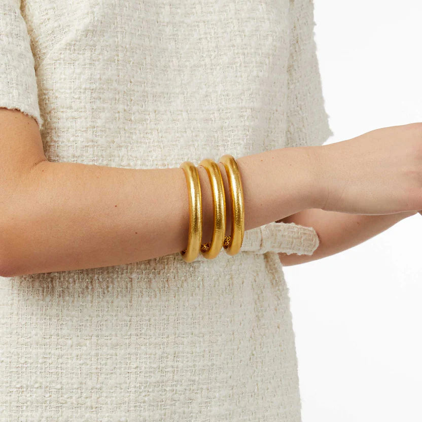 Julie Vos | Havana Statement Bangle in Gold - Giddy Up Glamour Boutique