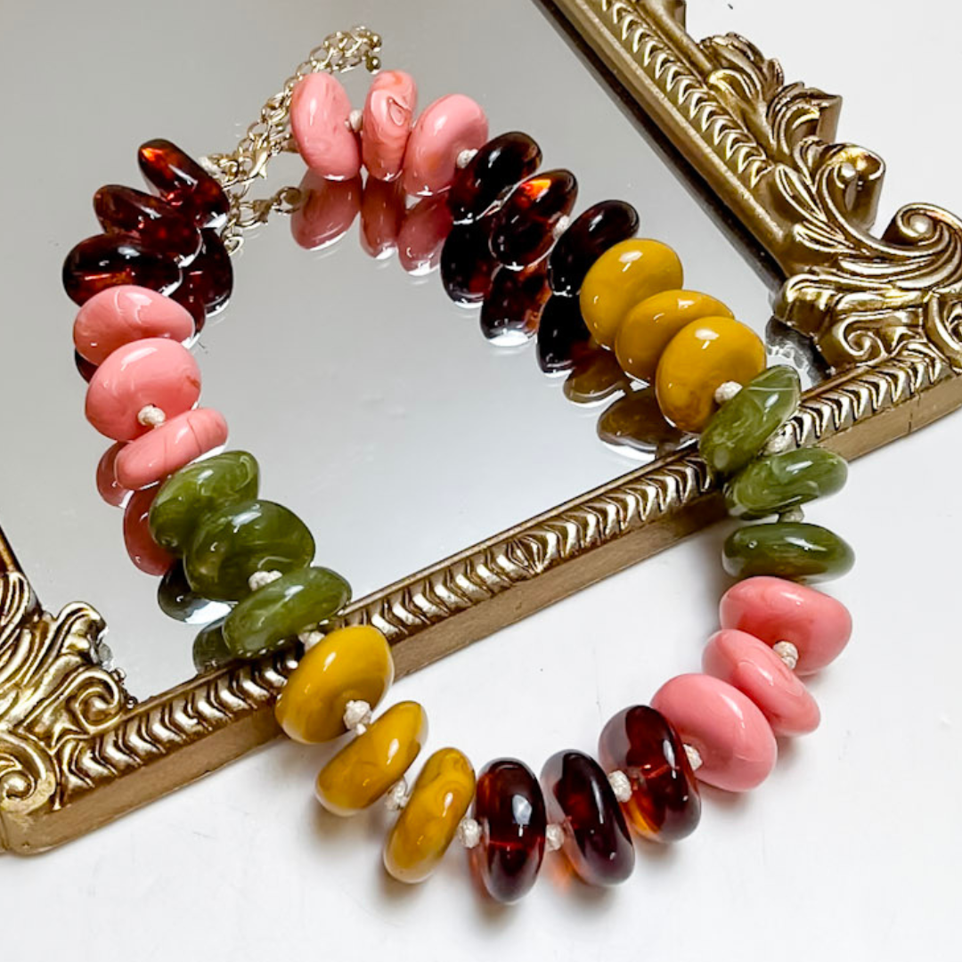 Fancy &amp; Co | Happy Hues Hand Tied Necklace in Multiple Color Options
