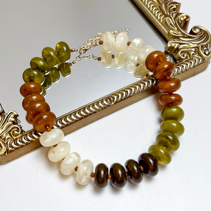 Fancy &amp; Co | The Down to Earth Beaded Necklace in Multiple Color Options