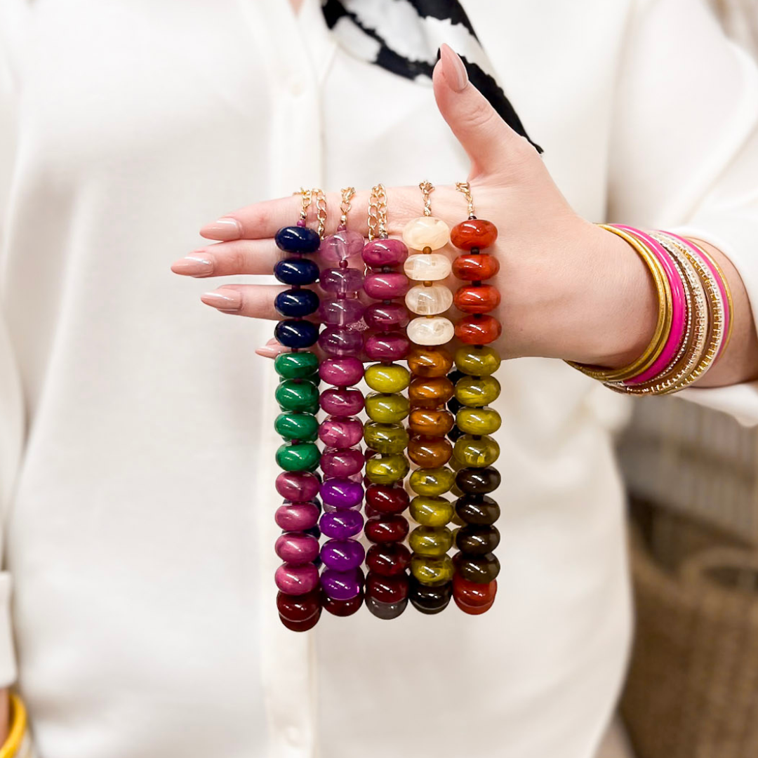 Fancy &amp; Co | The Down to Earth Beaded Necklace in Multiple Color Options