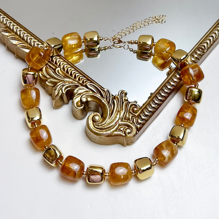 Fancy &amp; Co | The Color Craze Beaded Necklace in Multiple Color Options