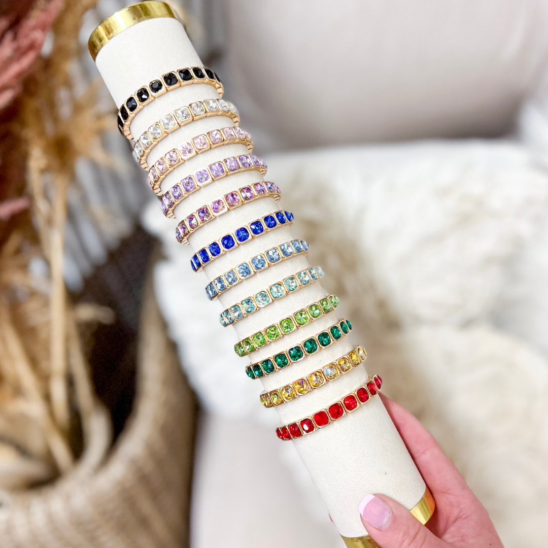 Fancy &amp; Co | The Color Me Cute Stretch Bracelet in Multiple Color Options