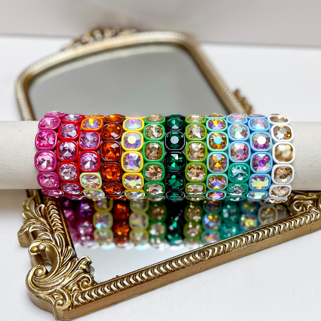 Fancy &amp; Co | The Color Me Chic Stretch Bracelet in Multiple Color Options