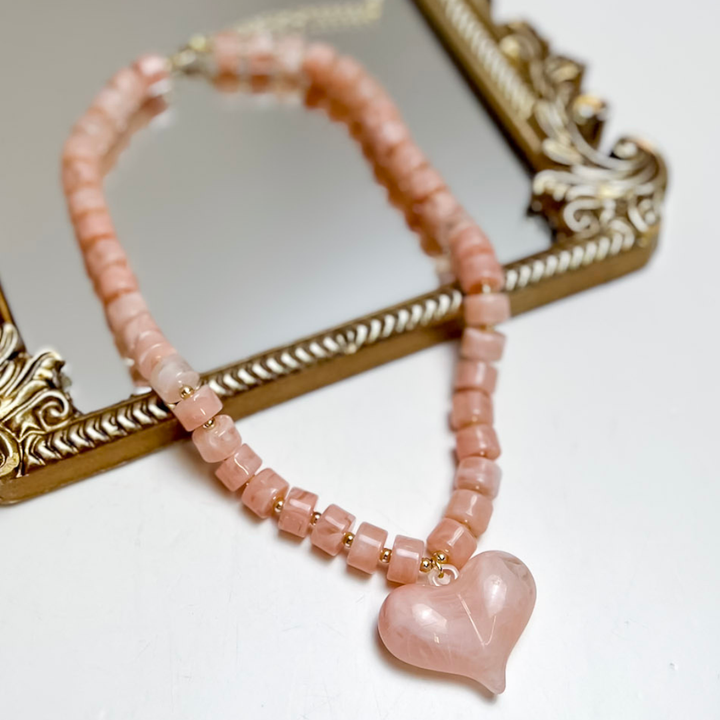 Fancy &amp; Co | The Love Struck Beaded Necklace in Multiple Color Options
