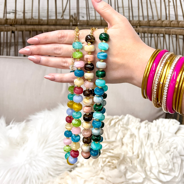 Fancy &amp; Co | The Perfect Palette Necklace in Multiple Color Options