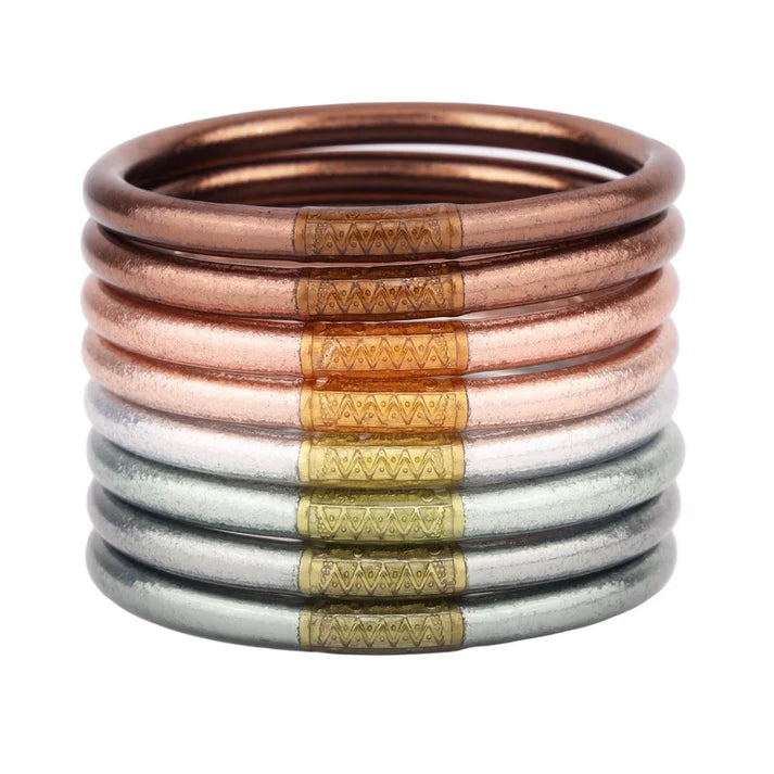 BuDhaGirl | Set of Eight | The Fawn Moon All Weather Bangles