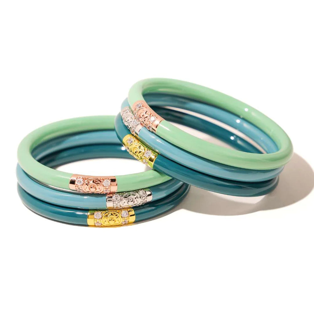 BuDhaGirl | Set of Three | Three Kings All Weather Bangles in Fjord