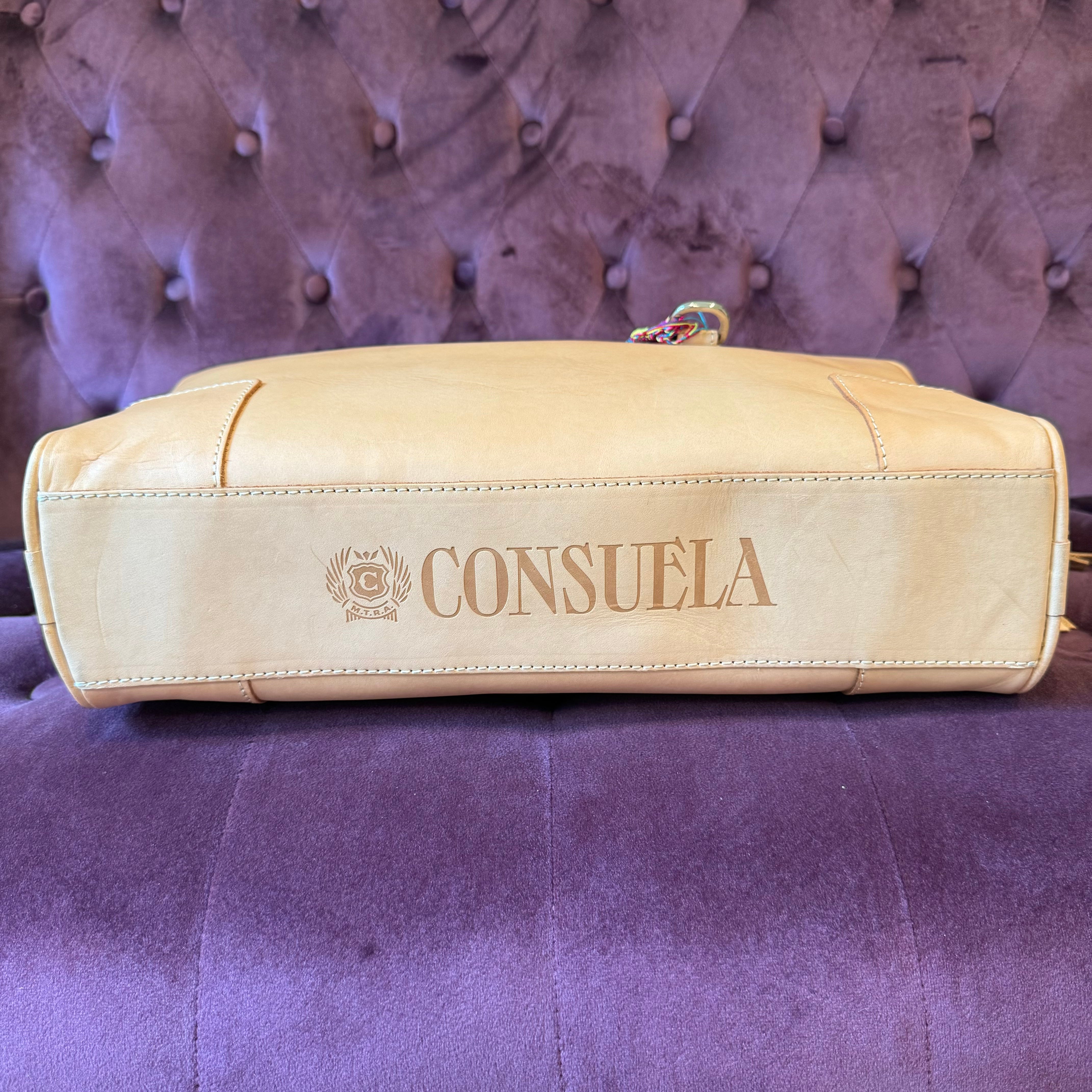 Blemished Consuela #2409 Diego Genuine Leather Satchel Bag • FINAL SALE - Giddy Up Glamour Boutique