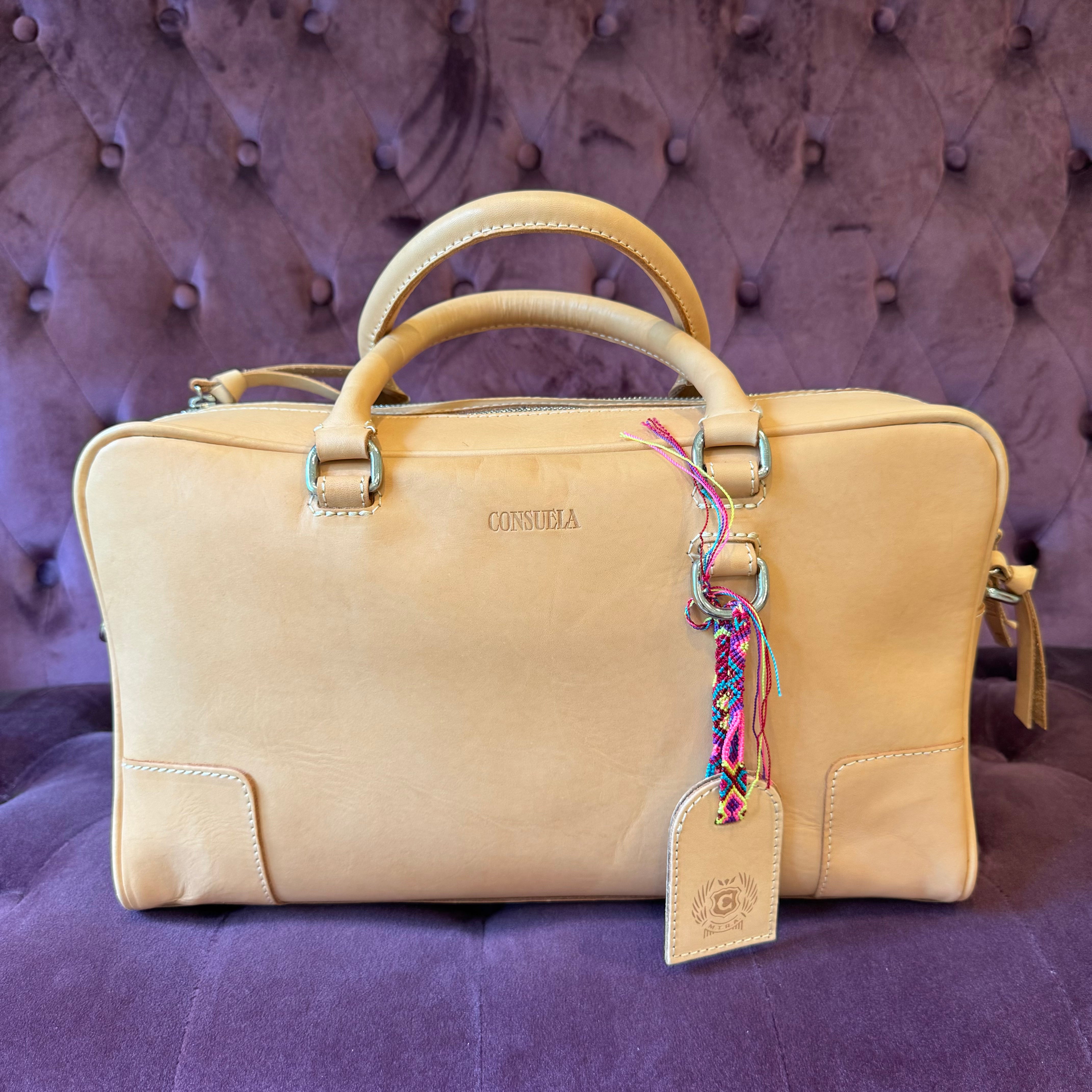 Blemished Consuela #2409 Diego Genuine Leather Satchel Bag • FINAL SALE - Giddy Up Glamour Boutique