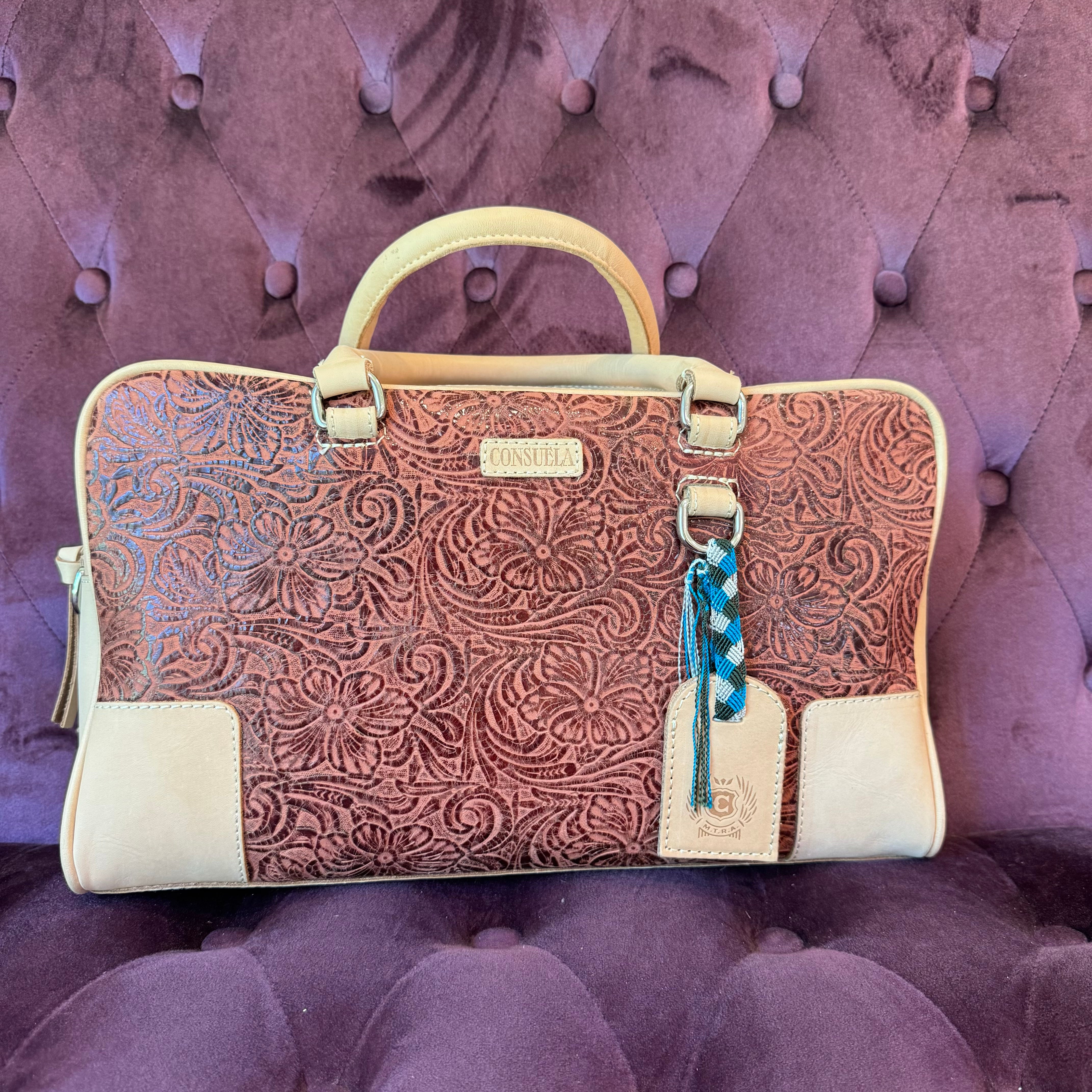 Blemished Consuela #2417 | Inked Satchel Bag - Giddy Up Glamour Boutique