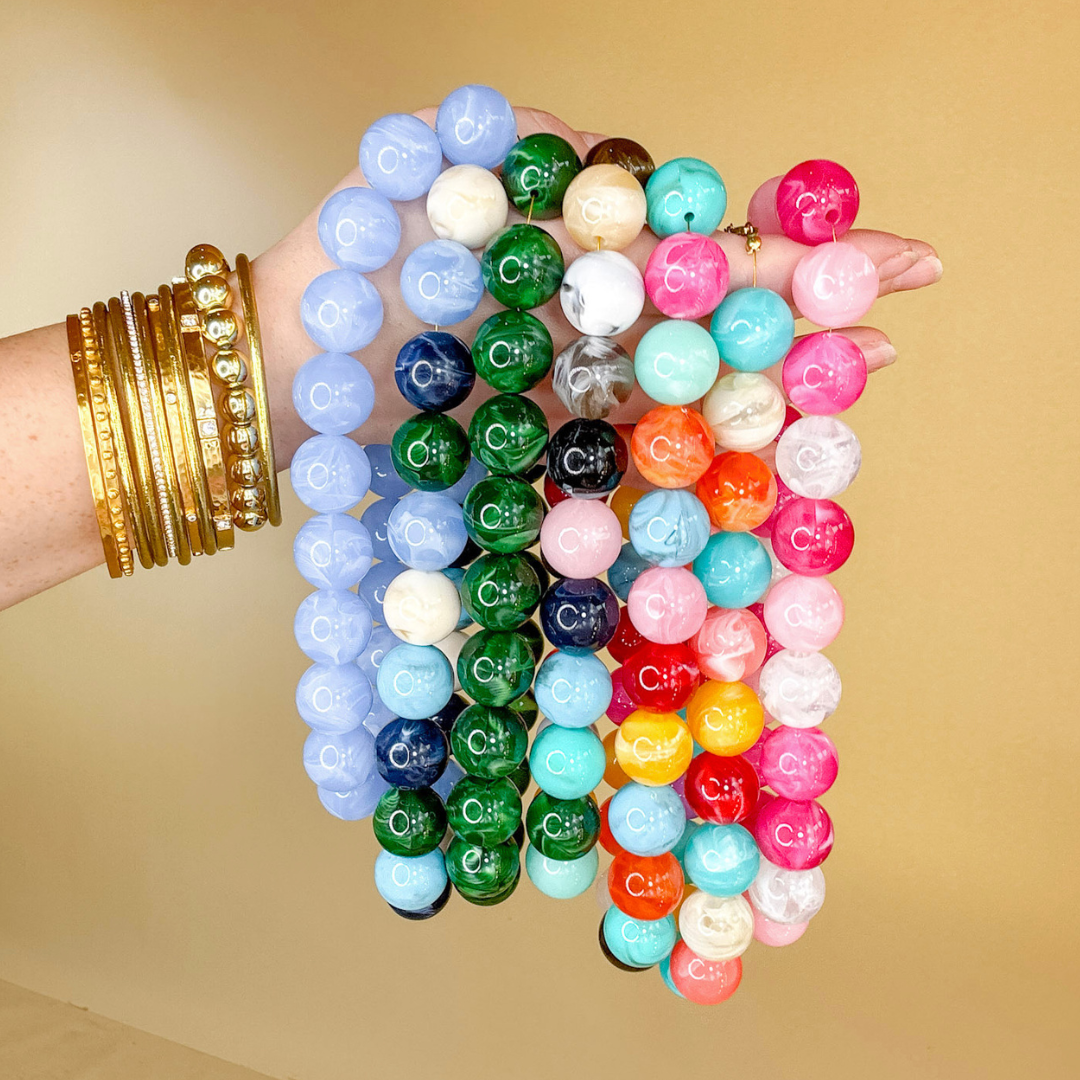 GUG Original | Pop of Personality Beaded Necklace in Multiple Color Options