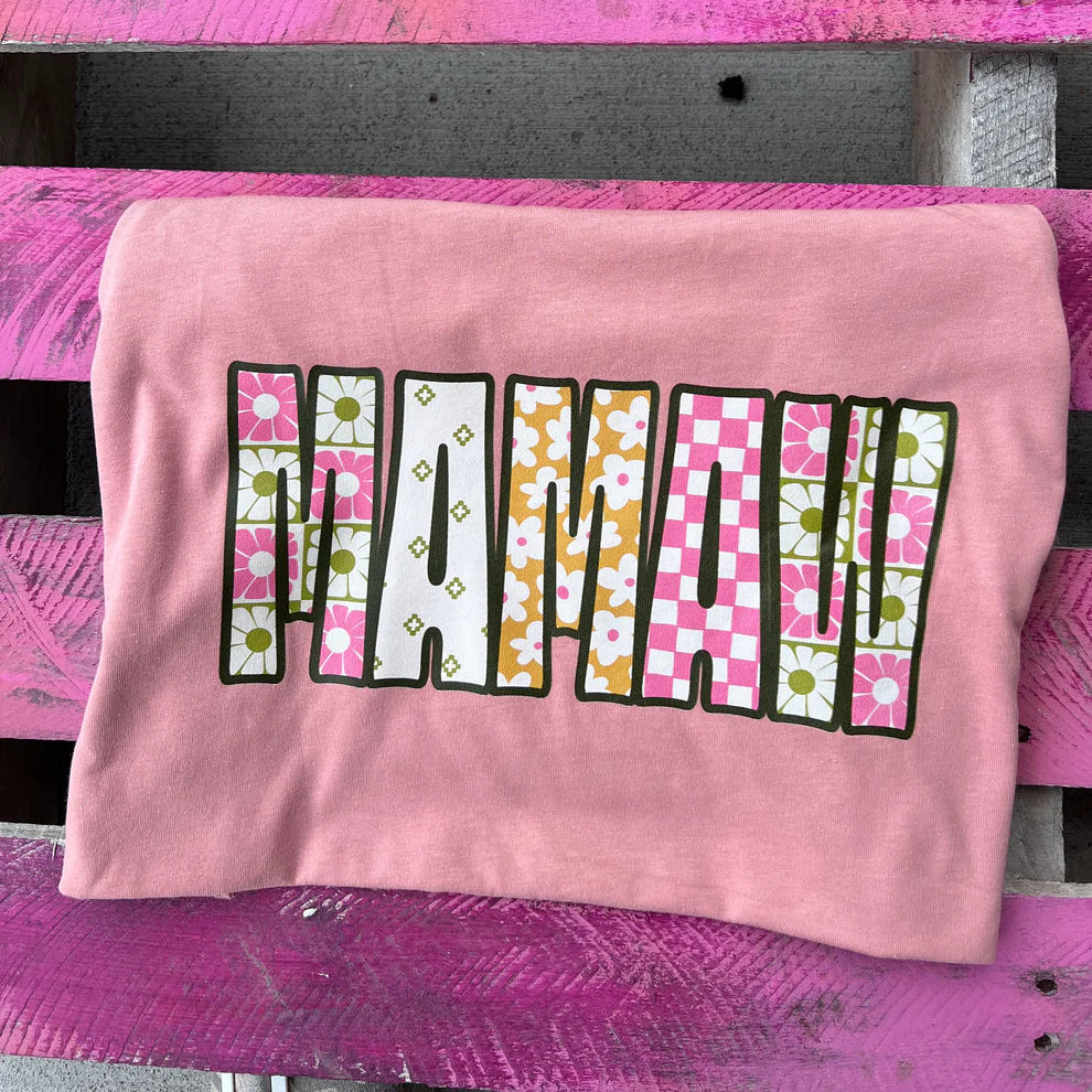 Grandma Pride Tee Shirt Mamaw 