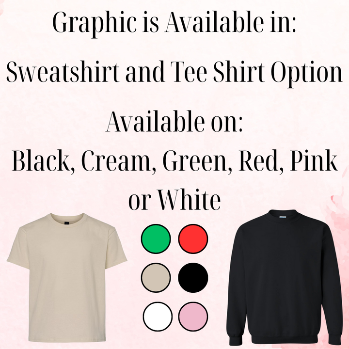 Online Exclusive | Vintage Santa Faux Yarn Christmas Graphic on Tee and Sweatshirt Options