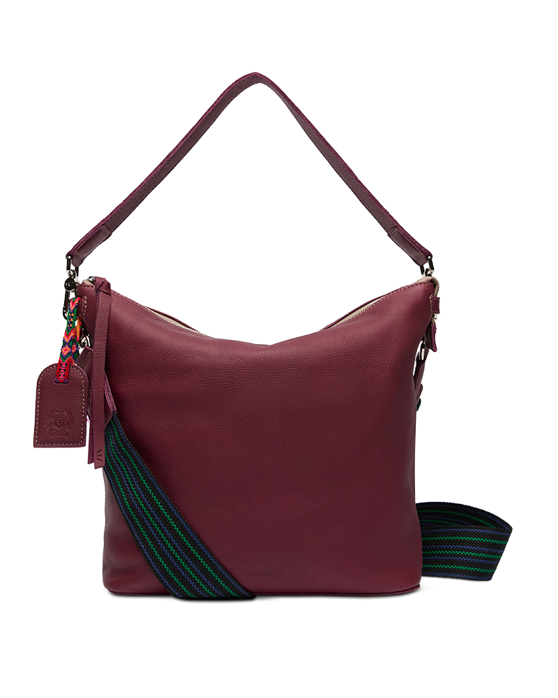 Consuela | Plum Hobo Bag