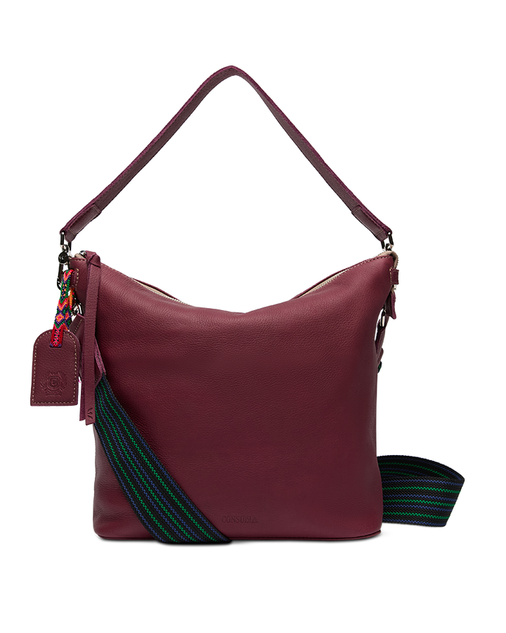 Consuela | Plum Hobo Bag