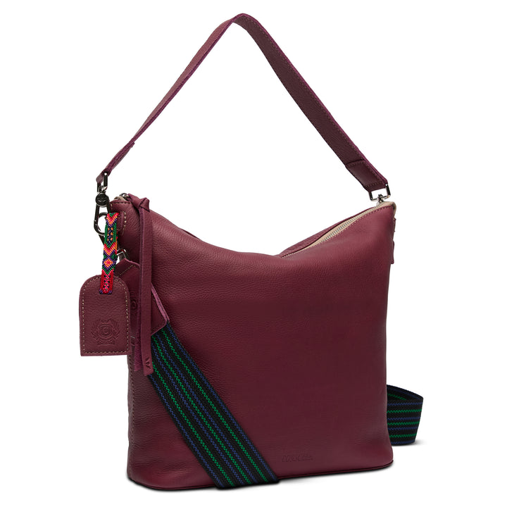Consuela | Plum Hobo Bag