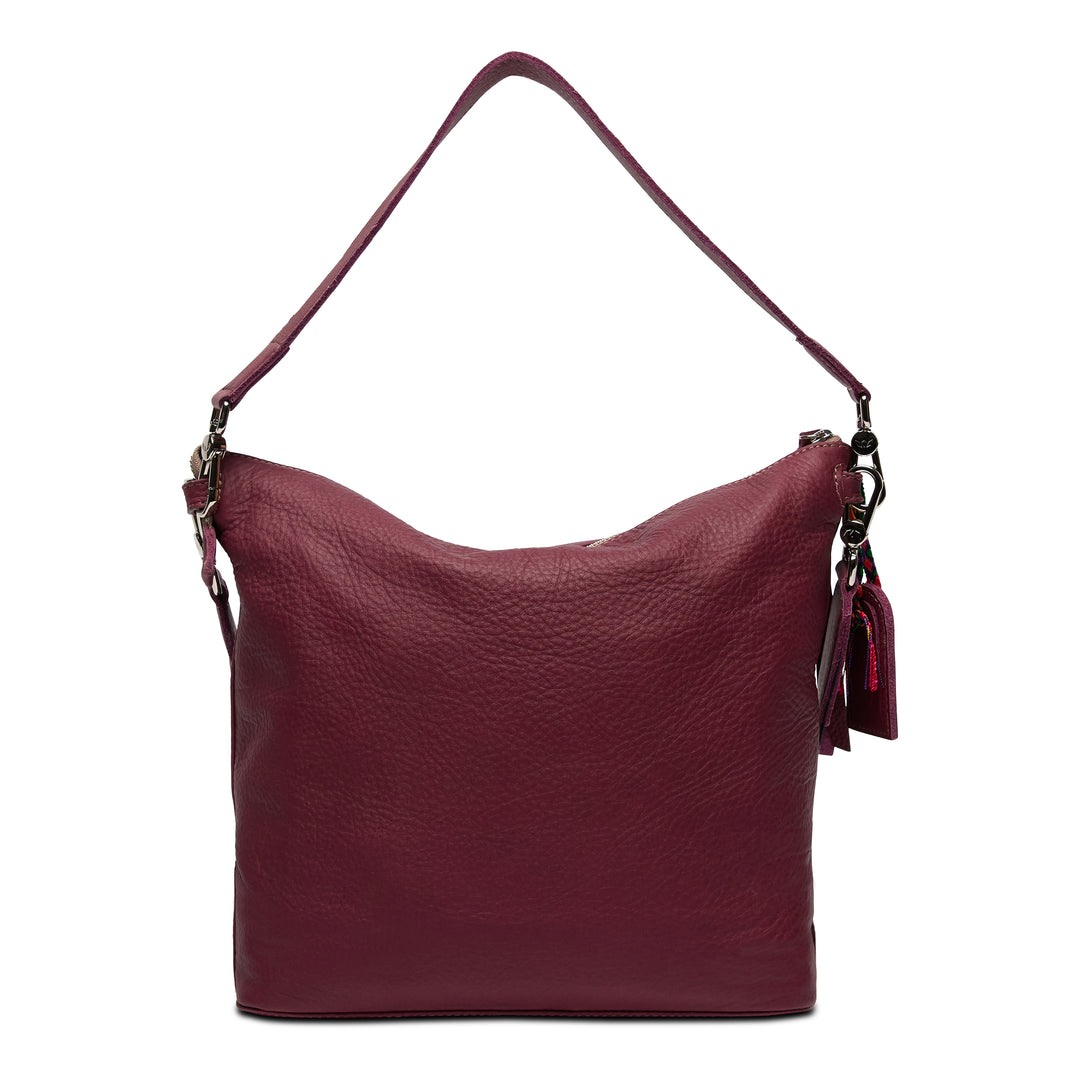 Consuela | Plum Hobo Bag